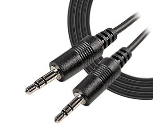 iMBAPrice 12 Feet Professional Quality Nickel Plated 3.5 mm Male/Male Stereo Audio Cable - color: Black (M/M), size: 12 Feet