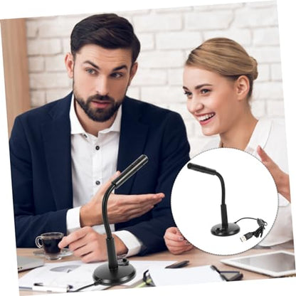 USB Microphone Base for Laptop and Desktop for Gaming Streaming and Voice Chat Compact Design Easy to Use No Drivers Required