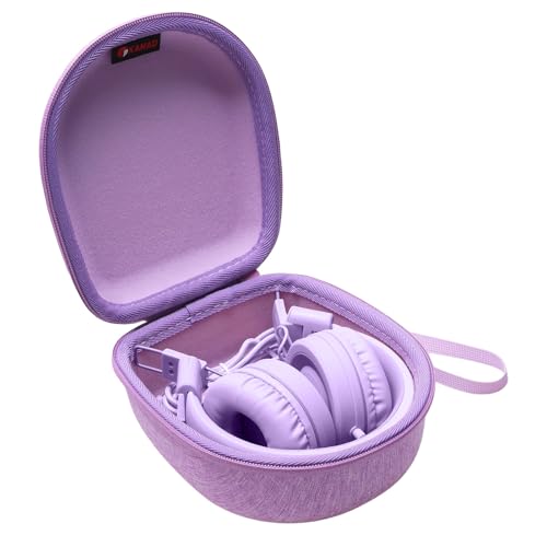 Kids Headphones Case for iClever/Noot/Acer Etc Headphone,Purple(Case Only) - color: Purple