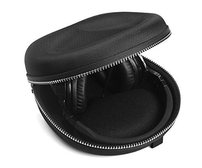 Headphone Case for Skullcandy Crusher ANC 2, Crusher Evo, Crusher, Hesh Evo, Hesh ANC, Hesh3/2/2 Wireless, Riff 2, Riff, Grind, Uproar; GO 810/600; Beats EP, Studio3, Raycon Everyday - color: Black with skull pattan zipper