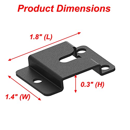 Sound Bar Wall Mount Brackets for Vizio Soundbar Wall Mounted Holders S3820W-C0 SB3851-C0 SB4051-D5 S5430W-C2 SB3651-E6 S2920W-C0 Mounting Bracket Kit with Screws