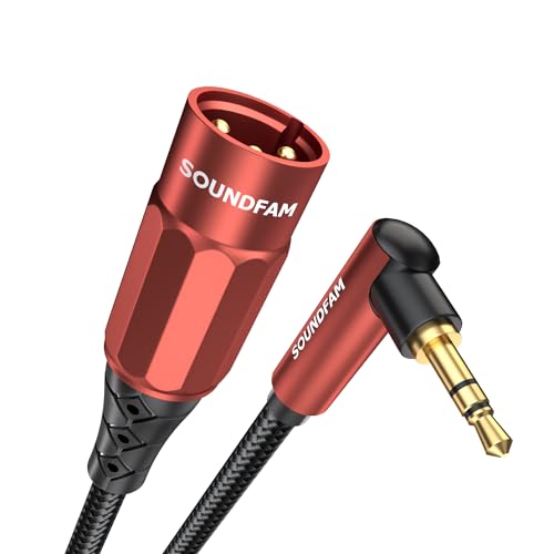 3.5mm to XLR Male Cable 16FT, Unbalanced Stereo to Mono - color: XLR Male to 3.5MM, size: 16 Feet