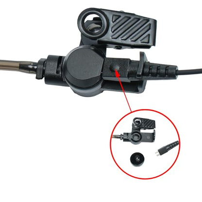 2-Pack Tube Earpiece Compatible with Baofeng UV-5R Kenwood