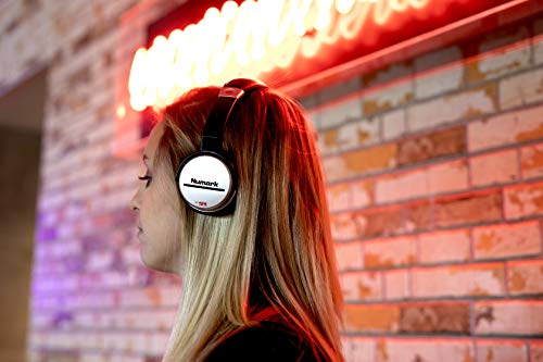 Numark HF125 Closed-Back DJ Headphones | 40mm Drivers, Comfortable Ear Pads, 3m Cable, Closed-Back Design, for Monitoring, Mixing and Audio Playback - style: HF125