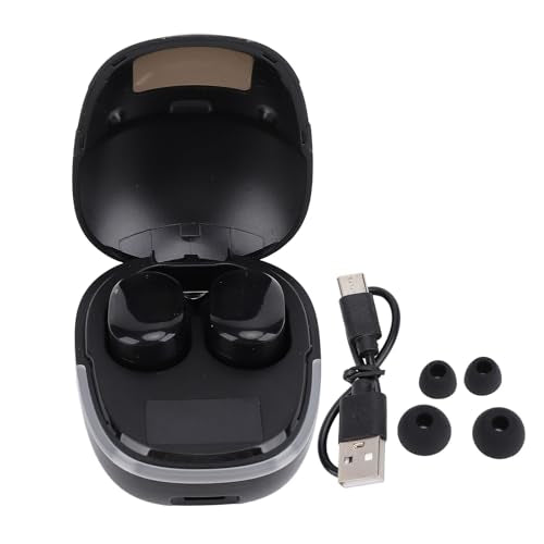 Fabater Translation Earbuds, 144 Languages Real Time 0.2S Speed Earbuds Translator, Language Translator with Bluetooth 5.3 Noise Reduction for iOS (Black)