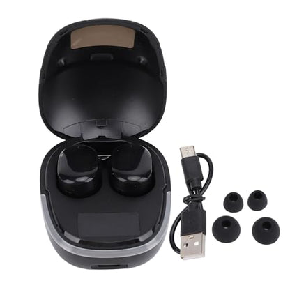 Fabater Translation Earbuds, 144 Languages Real Time 0.2S Speed Earbuds Translator, Language Translator with Bluetooth 5.3 Noise Reduction for iOS (Black)