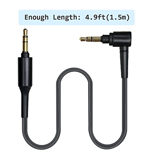 WH-1000XM4 Cable Compatible with Sony WH-1000XM5/WH-1000XM6(1.5M) | Cord Compatible with Sony WH-1000XM3 MDR-XB950BT MDR-XB950N1 MDR-ZX770BN MDR-1A WH-xb910n WH-CH700N Headphone - size: 1.5m