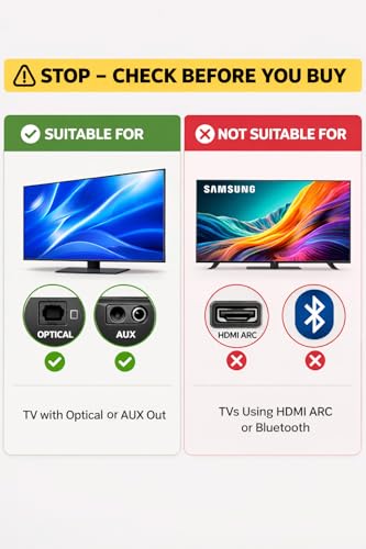 Avantree Oasis Plus 2 – Bluetooth TV Transmitter with Remote Volume Control | Connect Two Headphones, aptX Adaptive, Soundbar Passthrough, and Optical or AUX TV support - style: Oasis Plus 2
