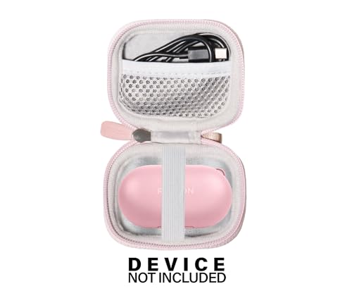 Case for Raycon Everyday Earbuds Classic Bluetooth Wireless with Microphone - Stereo Sound, Active Noise Canceling, in-Ear Bluetooth Headset True Wireless Earbuds (Rose Gold) - color: Rose Gold
