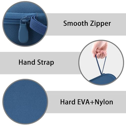 Hard Case for JBL Tune 720BT 520BT 770NC 670NC 510BT, Dark Blue | Travel Case Compatible with JBL Live 770NC 780NC 680NC 670NC Headphones. Hard EVA Shell with Soft Velvet Lining. Case Only - color: Dark Blue Case
