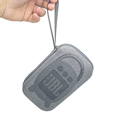 JCHPINE Silicone Cover and Carrying Case for JBL Clip 4 Bluetooth Speaker - color: Grey