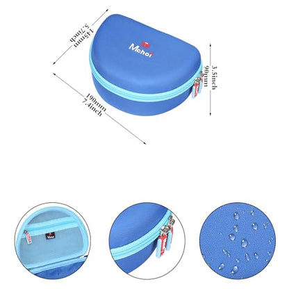 Kids Headphones Case Suitable for iClever HS19 / BTH12 / Candy Bila/MIDOLA MD-B01 / noot Products/EarFun/IMYB Foldable Kids Headphones (Blue)