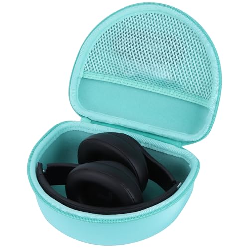 Case for Beats Solo 4/Studio Pro/Solo3/Studio3 On-Ear Headphones | Solo Pro Headphone Case, Hard Shell Shockproof, Mesh Bag Organizer, Lightweight Travel - color: Mint Green Case