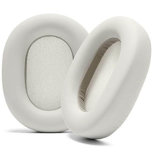 WC PadZ XM5 - Premium Replacement Earpads Compatible with Sony WH-1000XM5 | Made by Wicked Cushions | Soft PU Leather, Extra Thick, Noise-Isolating Memory Foam | Silver - color: Silver