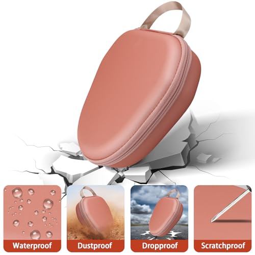 Hard Case for Apple AirPods Max 2/AirPods Max Wireless Headphones - color: Orange Case
