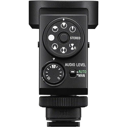 Sony Digital Shotgun Microphone ECM-M1,Black | Shoe support for battery-free & cable-free operation, Versatile selection of eight audio recording modes, Multi, Interface