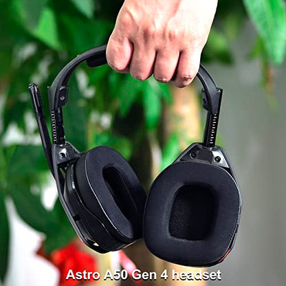 Defean Earpads for Astro A50 Gen4 / A50 Gen5 / A50X (Cooling Gel) | Ear pads and Microphone Foam, Upgrade High-Density Noise Cancelling Foam, Ear Cushions Added Thickness - color: Cooling Gel