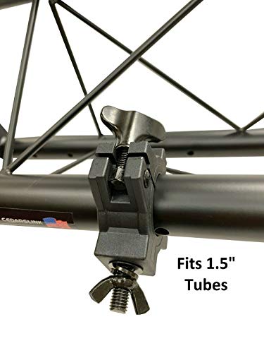 Four Pack (4) Slim 1.25" Width O Clamp DJ Stage Fits 1.5"/2" Lighting Heavy Duty Mounting for Stand/Truss