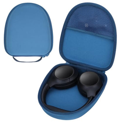 Lebakort Headphone Case Compatible with KVIDIO/TOZO/BERIBES/JLab/Raycon Over-Ear Headphones, Universal Portable Travel Organizer (Blue Case) - color: Blue Case