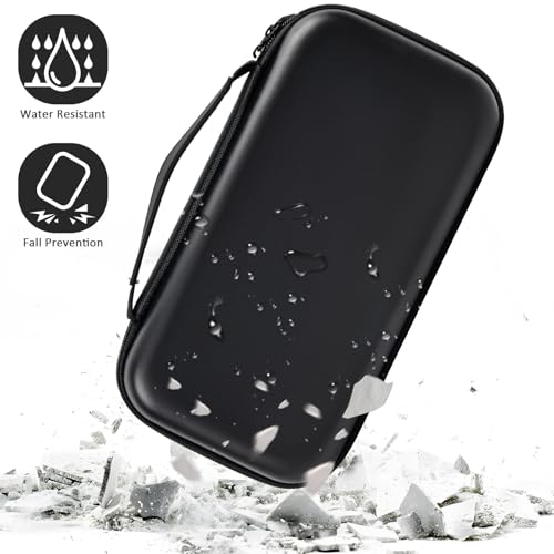 Comecase Wireless Microphone Case for JBL Two Mic System and PartyBox Mic | Custom Foam and Divider Reduce Shifting; Mesh Pocket Keeps Receiver, Adapter and Batteries Together, Black, Case Only - color: Black