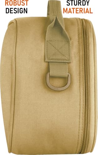 ACE Schakal Tactical Ear Muff Bag for Range & Gear - Beige - color: Beige