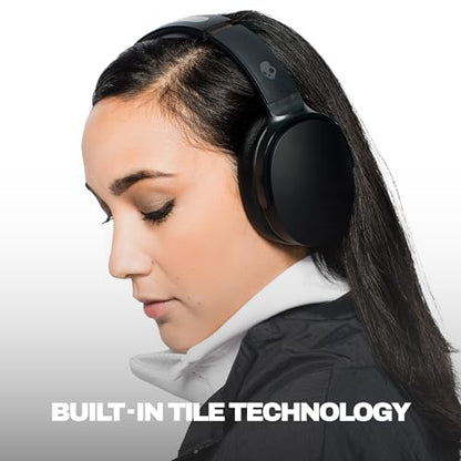 Skullcandy Hesh ANC Noise Cancelling Wireless Headphones - True Black | Bluetooth, Noise Cancellation, Over-Ear Fit, 22 Hours Battery, Foldable, Lightweight Design, Microphone, Studying, Travel - color: True Black