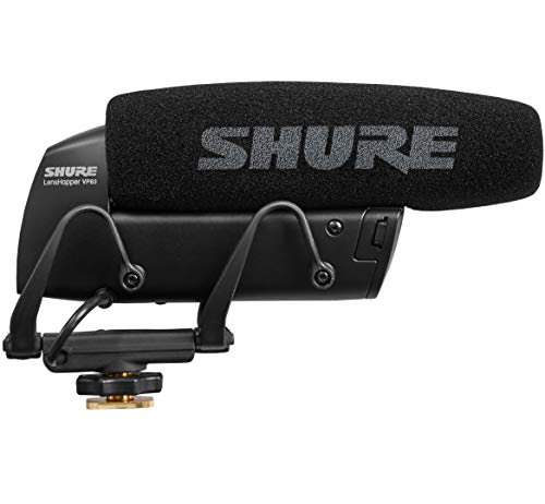 Shure VP83 LensHopper Camera-Mounted Condenser Shotgun Microphone for use with DSLR Cameras and HD Camcorders - Capture Detailed, High Definition Audio with Full Low-end Response - style: Standard
