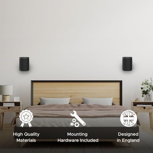 Sound Bass ONE, GEN 2, ONE SL & Play:1 Wall Mount Bracket, Black, Single - color: Black