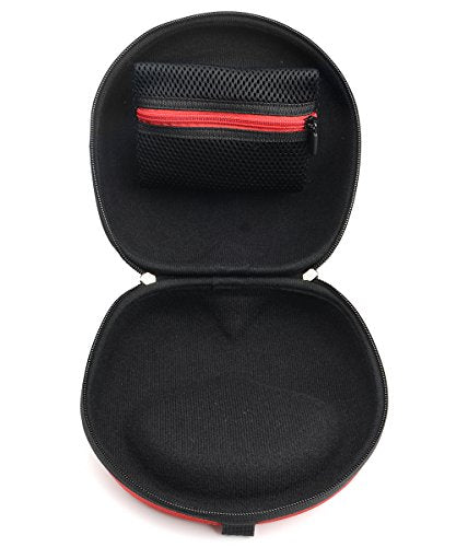 Headphone Case for Beats EP, Studio3, Jabra Move, Skullcandy Hesh3, Hesh 2, Hesh 2 Wireless, Grind, Crusher, Uproar, Raycon Everyday Wireless Bluetooth Over Ear Headphones - color: Red