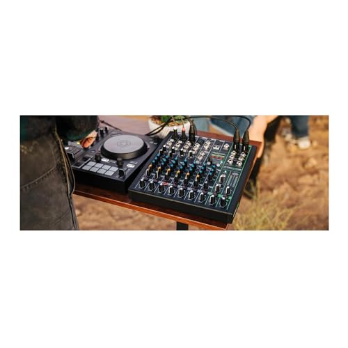 Mackie ProFX10 GO Battery-Powered 10-Channel Analog Audio Mixer With Bluetooth, USB-C Recording Modes, GigFX+ Effects, Onyx Preamps, EQ, Compression, Up to 8 Hours Battery Life | Bluetooth, USB-C Recording Modes, GigFX Plus Effects, Onyx Preamps, EQ, Comp