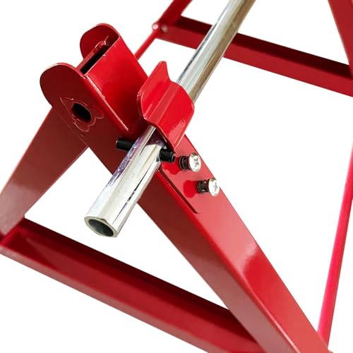 Cable Reel Drum Roller Holder Wire Dispenser Cable Rack Fold Spool Holder Dispenser FOLD CABLE DRUM JACK RED - color: Fold Red Cable Drum Jack