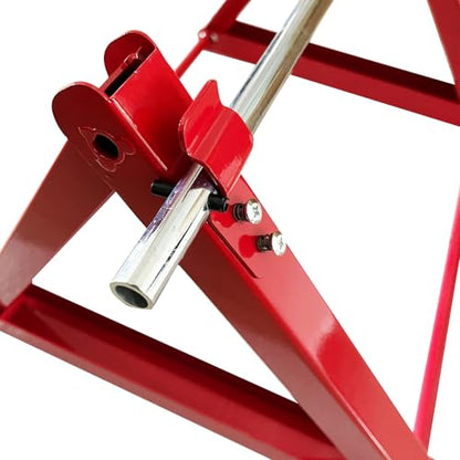 Cable Reel Drum Roller Holder Wire Dispenser Cable Rack Fold Spool Holder Dispenser FOLD CABLE DRUM JACK RED - color: Fold Red Cable Drum Jack