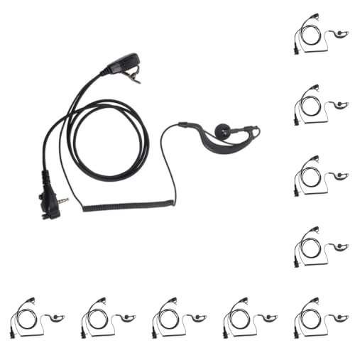 10Pack G Shape Earpiece for Motorola VX261VX231 2Way Radios