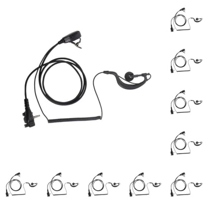 10Pack G Shape Earpiece for Motorola VX261VX231 2Way Radios