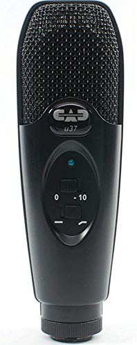 CAD Audio U37 USB Studio Condenser Recording Microphone - style: USB Large Diaphragm Cardioid Mic