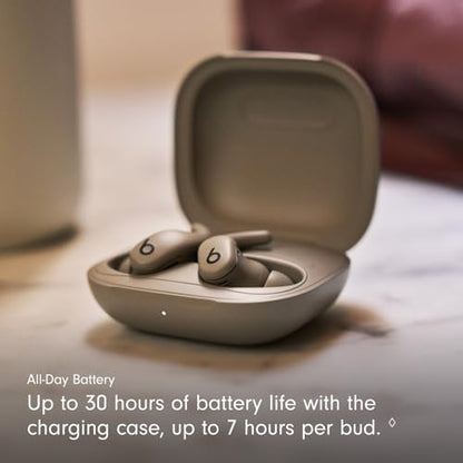 Beats - Powerbeats Fit - Wireless Noise-Cancelling Workout Earbuds with Ultimate Secure Fit with USB-C Charging Cable (1.5m) - Gravel Gray - color: Gravel Gray, style: Powerbeats Fit and USB-C Cable