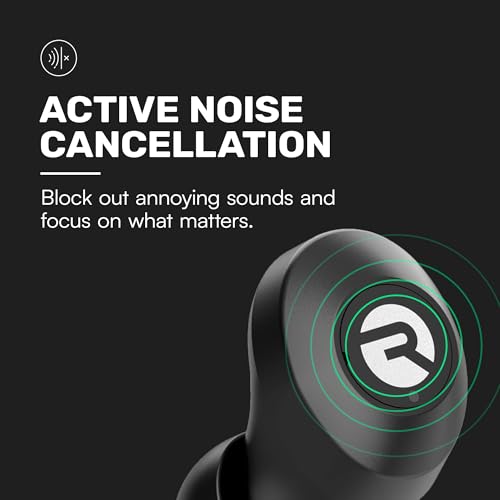 Raycon Everyday Earbuds Classic 2X Earbuds Bundle (Black & Blue) - Stereo Sound, Active Noise Canceling, in-Ear Bluetooth Headset True Wireless 32 Hours Playtime