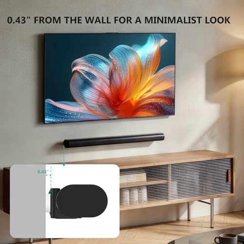 WALI Soundbar Wall Mount for Sonos Arc and Sonos Arc Ultra, White - color: White