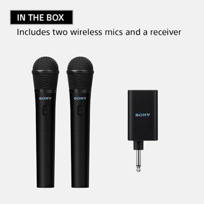 Sony ULT MIC Wireless Microphone for Karaoke, Two Wireless Mics & Receiver