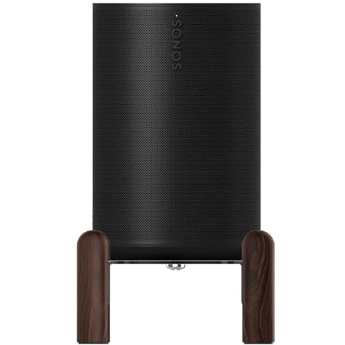 Desk Black Walnut Stand for Sonos Era100 and Era100 SL Speaker (Sonos Era100 and Era100 SL)