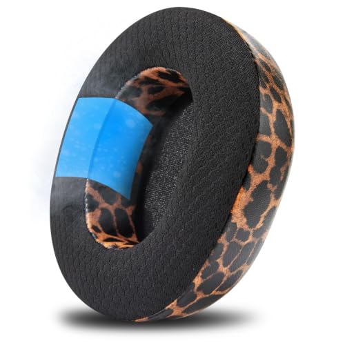 WC Mod Kit V2 Nova Pro Wireless, Pro Omni & Elite - Gel Earpads & Headband | Made by Wicked Cushions | Side Plates also included. Fits Arctis Nova Pro Wireless, Elite & Pro Omni | Leopard - color: Leopard