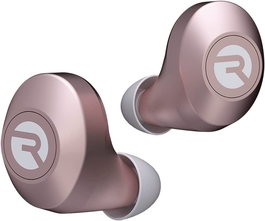 Raycon Everyday Bluetooth Wireless Earbuds with Microphone - Active Noise Cancelling, Sweat & Water-Resistant Earphones, Ear Buds Wireless Bluetooth Up to 32 Hours Playtime (Rose Gold) - color: Rose Gold