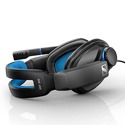 EPOS Sennheiser GSP 300 Gaming Headset with Noise-Cancelling Mic, Flip-to-Mute, Comfortable Memory Foam Ear Pads, Headphones for PC, Mac, Xbox One, PS4, Nintendo Switch, and Smartphone compatible.