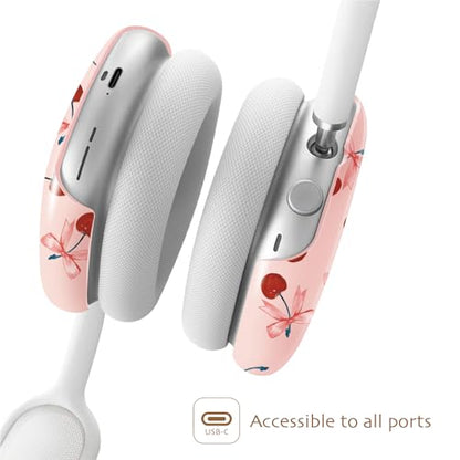 iBenzer Protective Case for AirPods Max Headphones, Ear Cups Cover for Apple AirPods Max (2024 USB-C / 2020 Lightning), Ms. Cherry, AP-MAX-107 - color: Ms. Cherry
