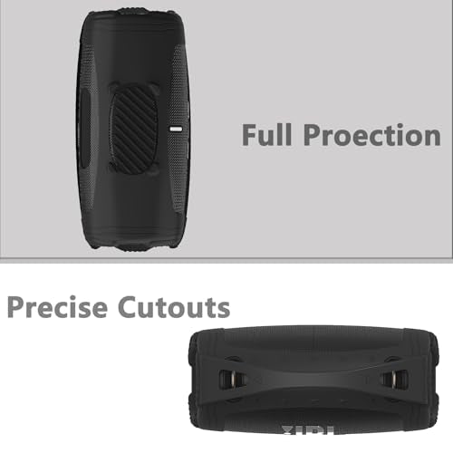 Silicone Case and Shoulder Strap for JBL Xtreme 3 Bluetooth Speaker | Silicone Cover for Xtreme 3 Portable Bluetooth Speaker Accessories, Protective Case with Adjustable Carrying Strap - size: for Xtreme 3