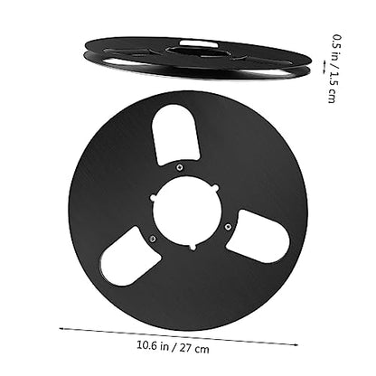 3holes Aluminum Alloy Take up Reel for Recorder Empty Tape Reel for Audio