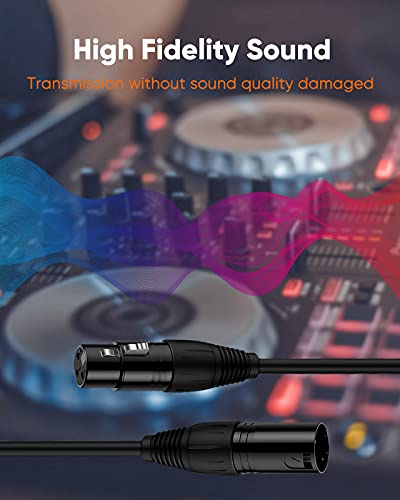 CableCreation 3Pin XLR Male to Female Balanced Microphone Extension Cable - size: 20 Feet, style: 【1 Pack】