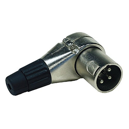 Seismic Audio - SAPT326-4Pack - 4 Pack of Adjustable Right Angle 3 Pin XLR Male Connectors - Pro Audio DJ Band XLR 7 Position Plugs