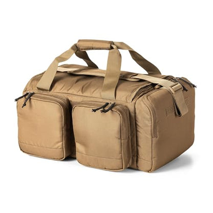 5.11 Tactical Range Ready Trainer Bag, Ammo Molle Duffle, Secure EDC Pack | Style 56567ABR, Range Bag with Shoulder Strap, Padded Compartments, EDC Training Storage, Durable - color: Kangaroo