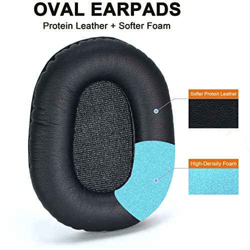 Defean Earpads for BlueParrott B450-XT B450XT S450-XT Headset | B450-XT Mod Kit Ear Pads + Mic Foam for BlueParrott B450-XT B450XT S450-XT Headset,Softer Leather Noise Cancelling Foam